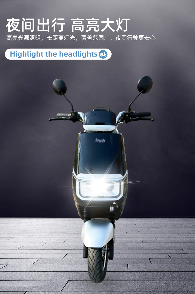 Electric Scooter Wholesale: Jintou 5Th Generation Battery-Powered Two-Wheeled Foreign Trade Exclusive Ultra-Light Riding-Assisted Adult Electric Motorcycle