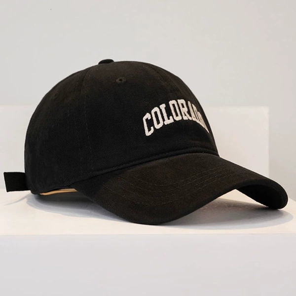 Black baseball cap