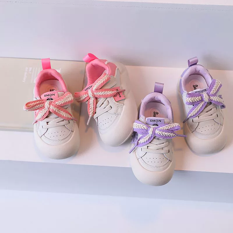 Детская мягкая подошва маленькая белая обувь весна новая корейская спортивная обувь для мальчиков