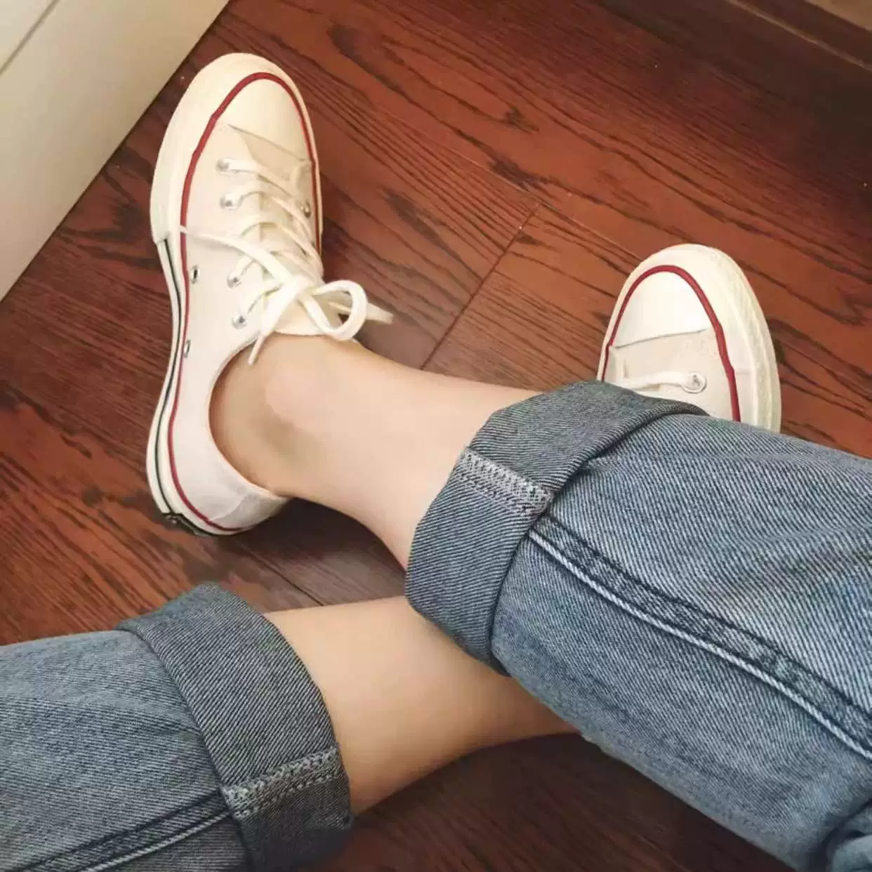 Классические тканевые высокие кеды Converse для мужчин и женщин