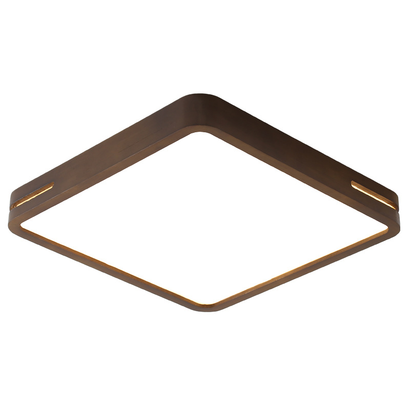 Nueva lámpara china de techo de sala de estar retro simple 2026 nueva lámpara de madera sólida de espectro completo de protección de los ojos lámparas de montaña 263L