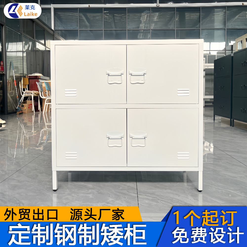 Personalizado armario armario de hierro forjado armario de comedor para niños armario de balcón de almacenamiento moderno simple armario bajo dormitorio balcón comercio exterior