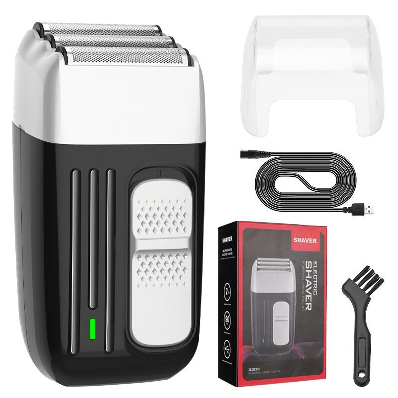 New Electric Whitening Device Reciprocating 3-Blade Head Shaver for Hair Salons, Barber Shops, Oil Head Grooming, Shaving Bald Heads, Cross-Border