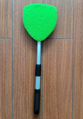 Cross-Border Labeling and Dropshipping of Car Windshield Cleaning and Defogging Brushes, Factory Wholesale Telescopic Pole Car Window Brush Set (Car cleaning tools) - 1-set-pentagonal-telescopic-pole-cloth-cover