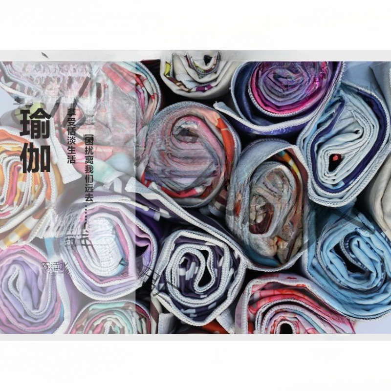 Thickened Non-Slip Yoga Towel Printed Yoga Blanket Yoga Towel Sweat-Absorbent Yoga Mat Towel