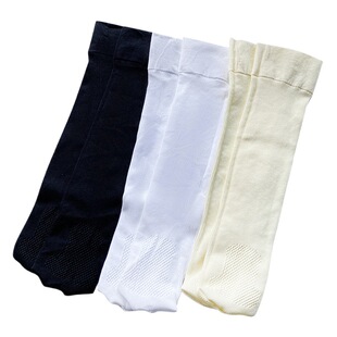New autumn thick pressure vertical stripes thin tube socks wide mouth low non-slip solid color socks wholesale