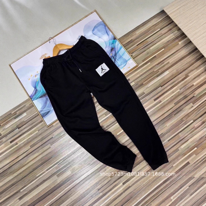 Cross-Border Wholesale 2025 New Aj Jordan Nk Sweatpants Men's Pants Spring New Terry Knit Sports Jogger Pants