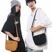 复古单肩小包2025新款水洗小布包上班通勤帆布包迷你斜挎手机简约