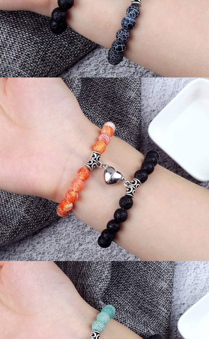 Kreativer Magnet zieht Liebespaar-Armbänder für Männer und Frauen an Besties Nischendesign Handseil_voghion.com