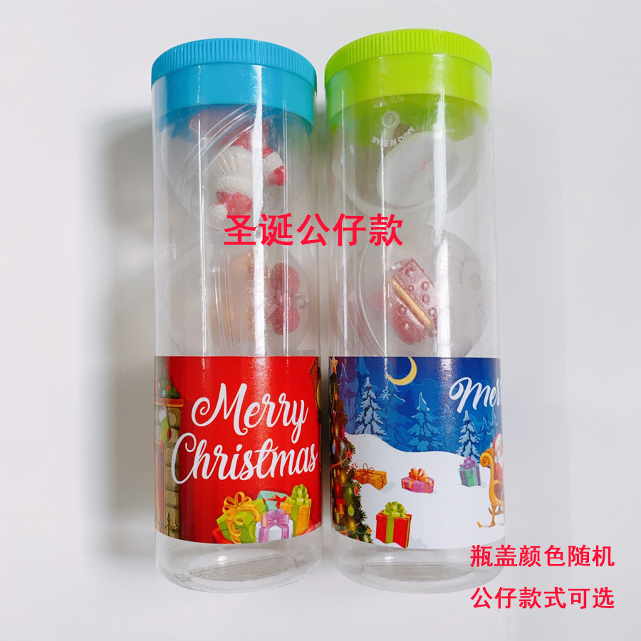 跨境筒装恐龙森林海洋仿真动物迷你圣诞公仔模型儿童玩具礼物批发