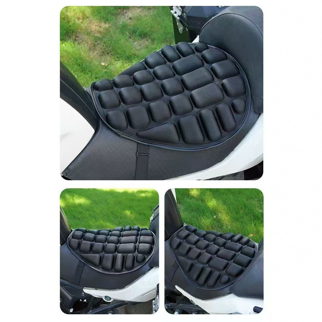 Cojín de asiento de motocicleta amortiguador ventilado amortiguador ventilado universal resistente a altas temperaturas para vehículo eléctrico