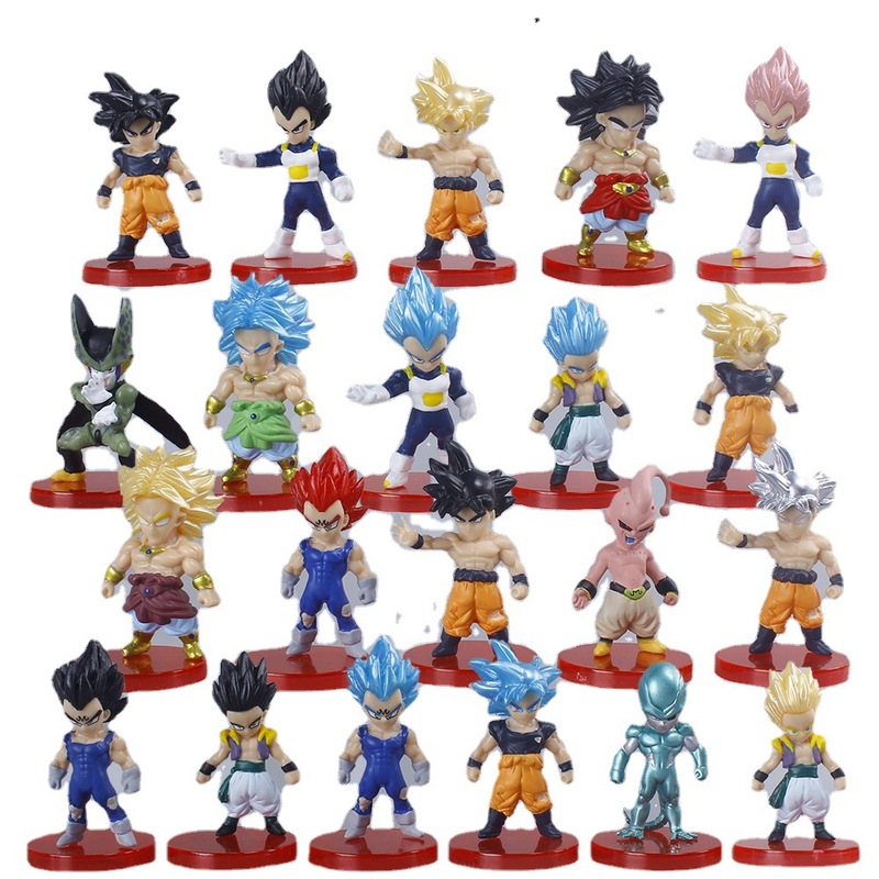2世代の21種類のドラゴンボールのフィギュアは孫悟空の貝吉塔魔人の布欧フリーササルシア人を戦います。|undefined