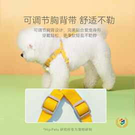 ✅宠物背心牵引绳狗狗卡通立体配件泰迪遛狗绳子猫咪外出防挣脱胸