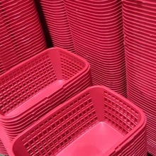 草莓采摘篮子水果店手提塑料一次性水果筐杨梅采摘2-8斤桂圆
