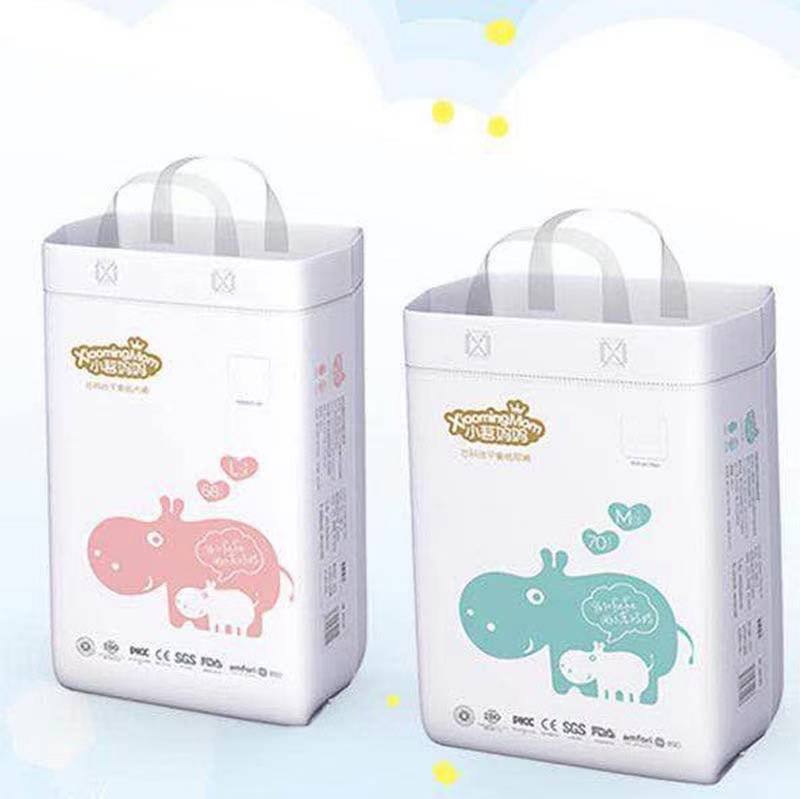 Direct supply from manufacturer Xiaoming Mama baby diaper breathable pull-on pants disposable underwear one-piece drop shipping