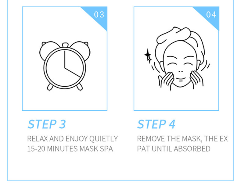 All-English Collagen/Niacinamide/Soothing Hydrating Facial Mask - Wholesale for Export