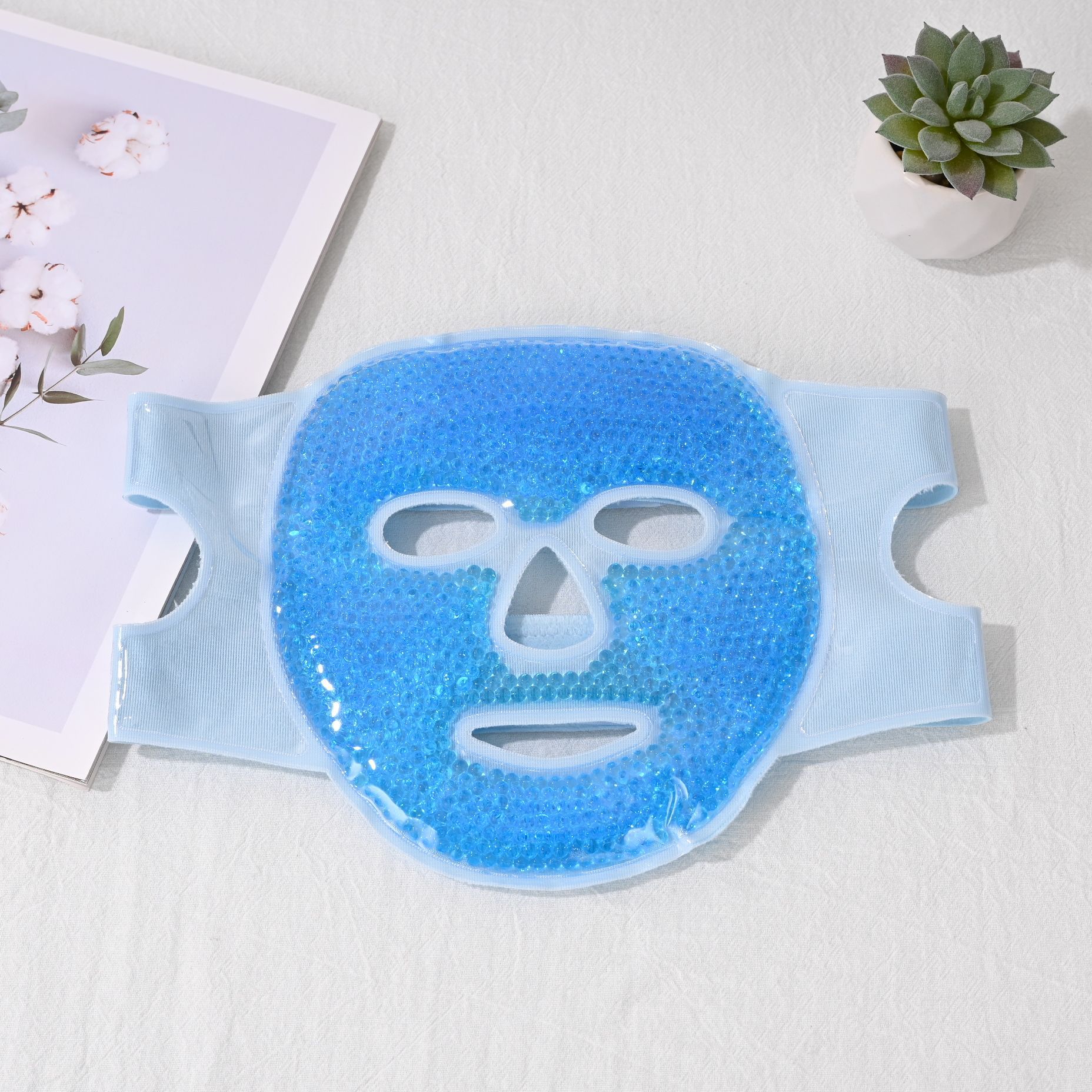 Fabricante de ventas de PVC máscara de hielo máscara de frío y caliente máscara de gel máscara de hielo máscara de confort de visor