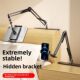 Hidden bedside lazy bracket clip-free mobile phone tablet computer cantilever vertical shooting bracket brush TikTok brush play bracket