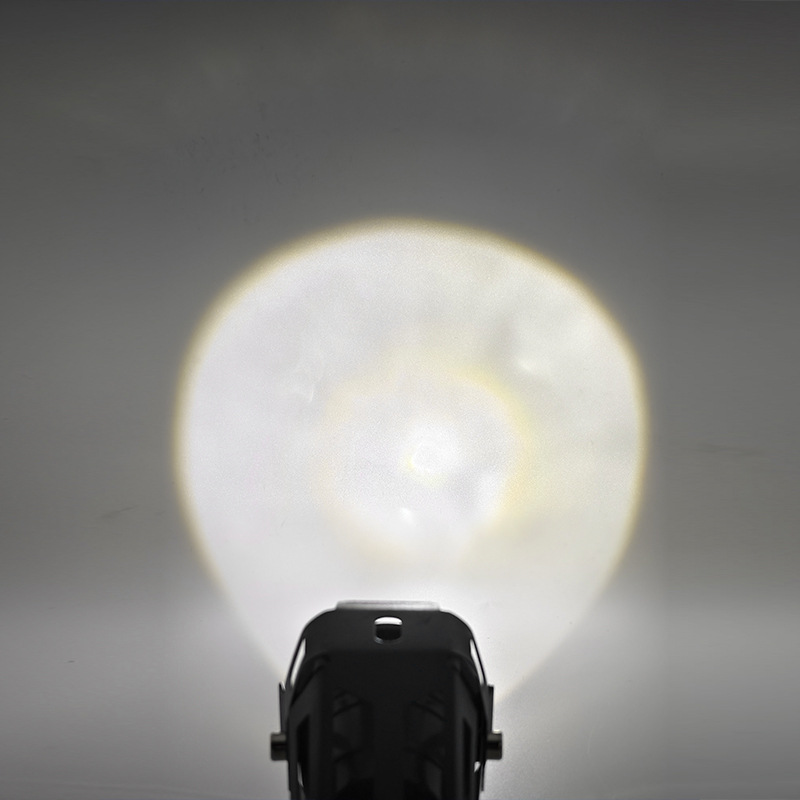 Car and Motorcycle Led Spotlight U7 Ultra-Bright Laser Cannon Strobe Electric Vehicle Angel Eye Headlight Modification Universal