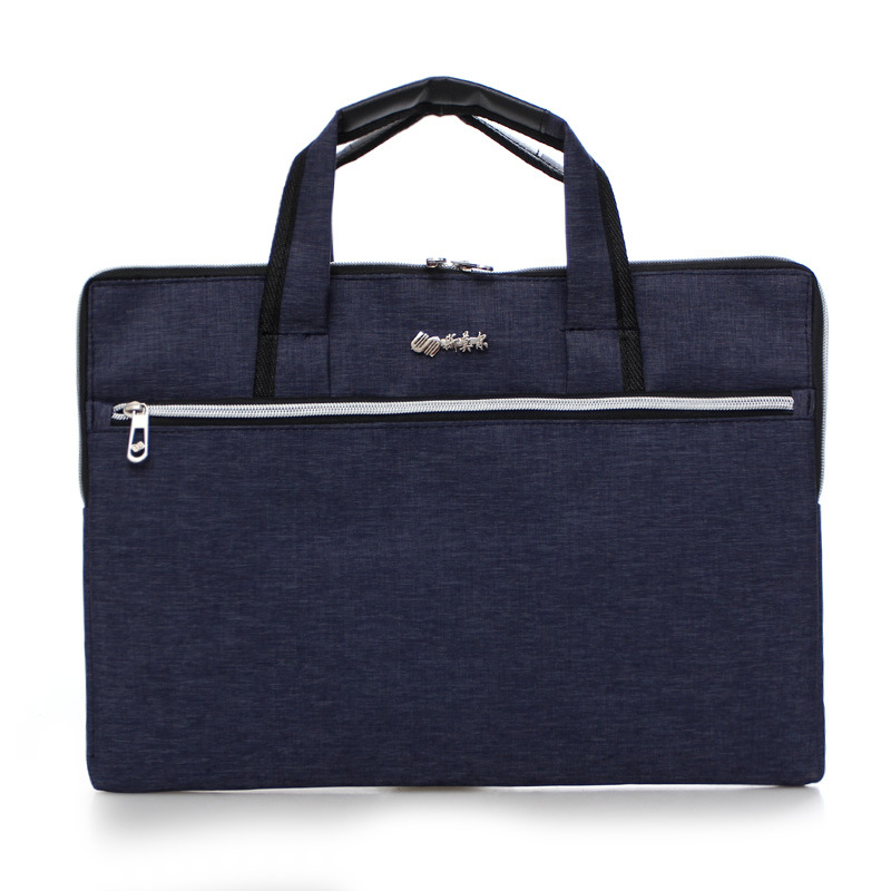 批发斯莫尔8135/8134/8133电脑文件包资料袋双拉链袋手提公文包办