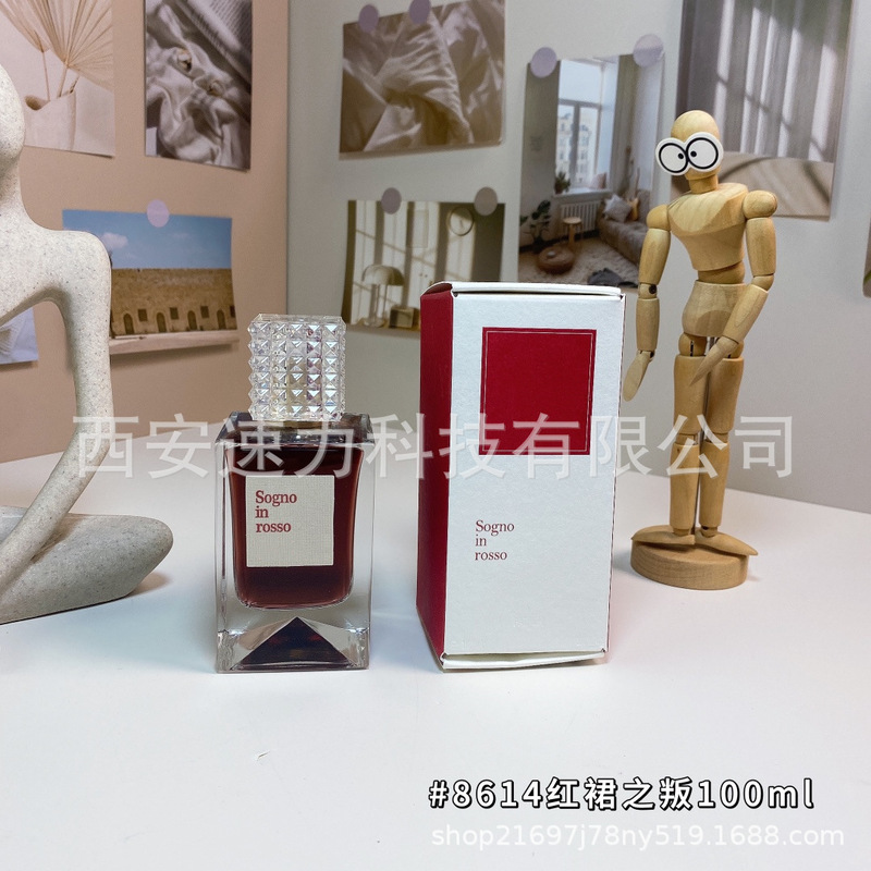 外国貿易香水卸売ヴァレンティノパンクサンセットスイートハートレッドスカート反乱彫刻女性の香水強い香りが長持ち|undefined