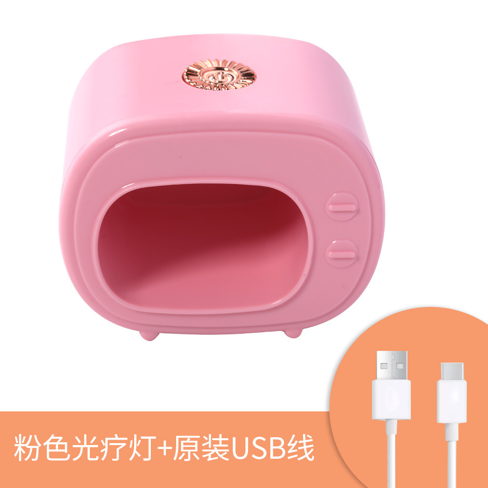 Lámpara de uñas mini tipo TV con secado rápido UV LED