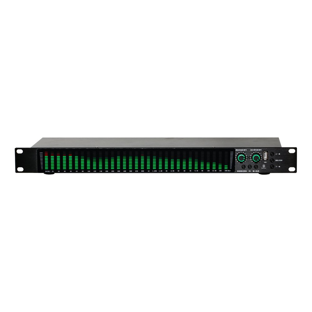 Amplificador Ecualizador Digital EQ31 de 31 Bandas de Aleación con Bluetooth y Reducción de Ruido para Escenario