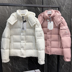 蒙口经典高版本70周年男女同款羽绒服2024冬季加厚保暖连帽外套