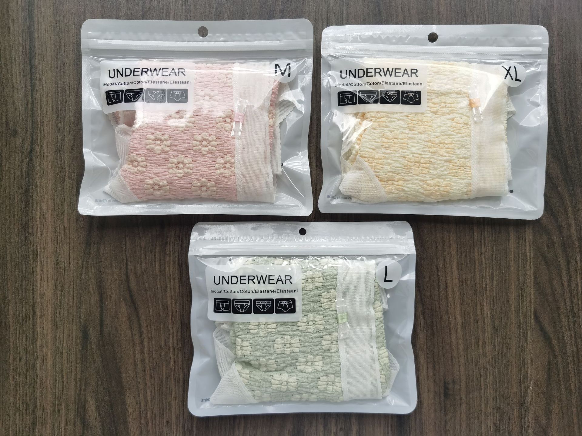 35g Weight High Waist Panties Waist Solid Color Simple Style Cotton All Seasons High Waist Normal Type Panties Panties
