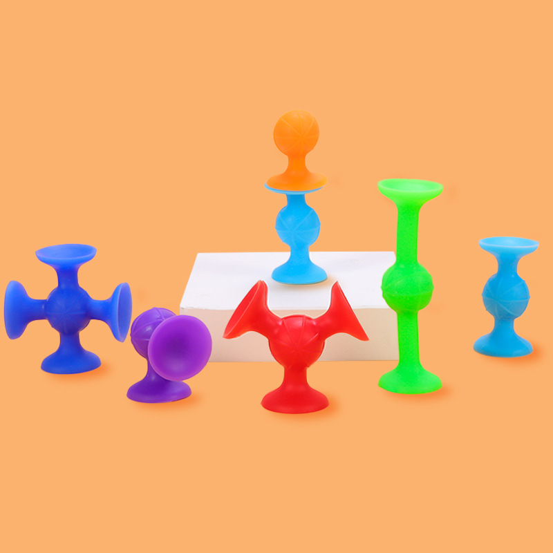 흡착컵 스티키 펀 [혼합 색상]