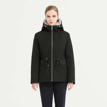 2025秋冬新款派克服女天鹅绒级獭兔毛内胆可拆卸皮毛一体皮草外套