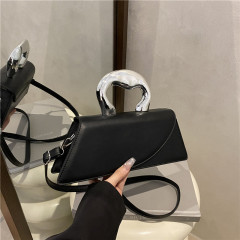 跨境包包女2025年夏季新款时尚简约精致手提包网红韩版单肩斜挎包