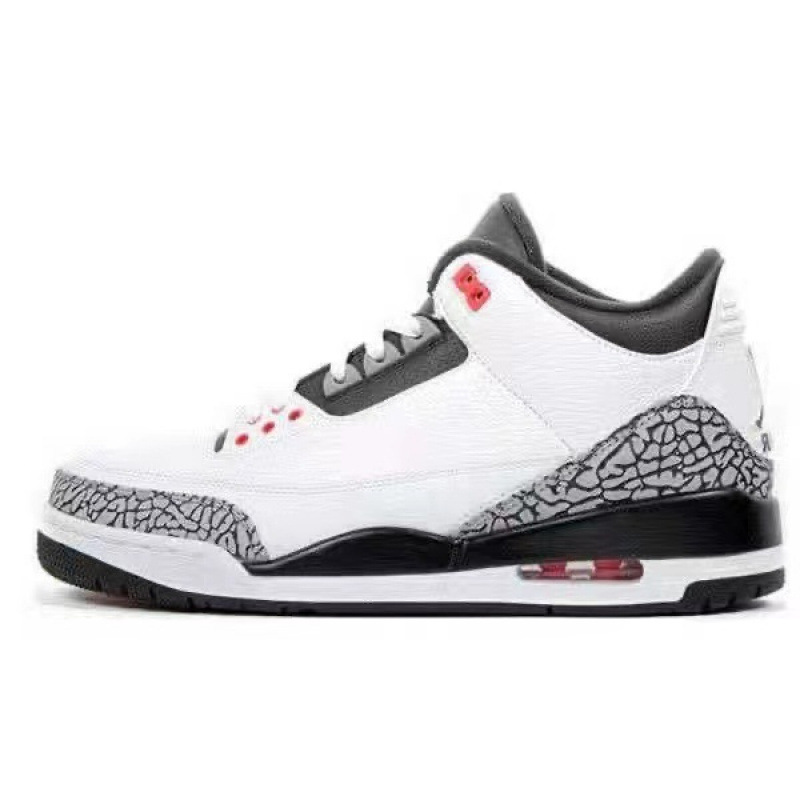 AJ3 negro cemento de carreras azul Fujiwara Hiroshi air mat zapatos de baloncesto Joe3 antideslizante desgaste zapatos deportivos casuales para hombres y mujeres