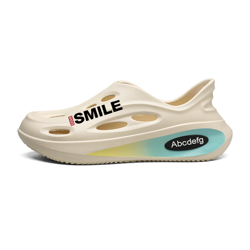 Zapatos con agujeros de coco transfronterizos para hombres, estilo nuevo de verano, deportes antideslizantes, ocio, sandalias todo incluido, zapatos de playa para hombres