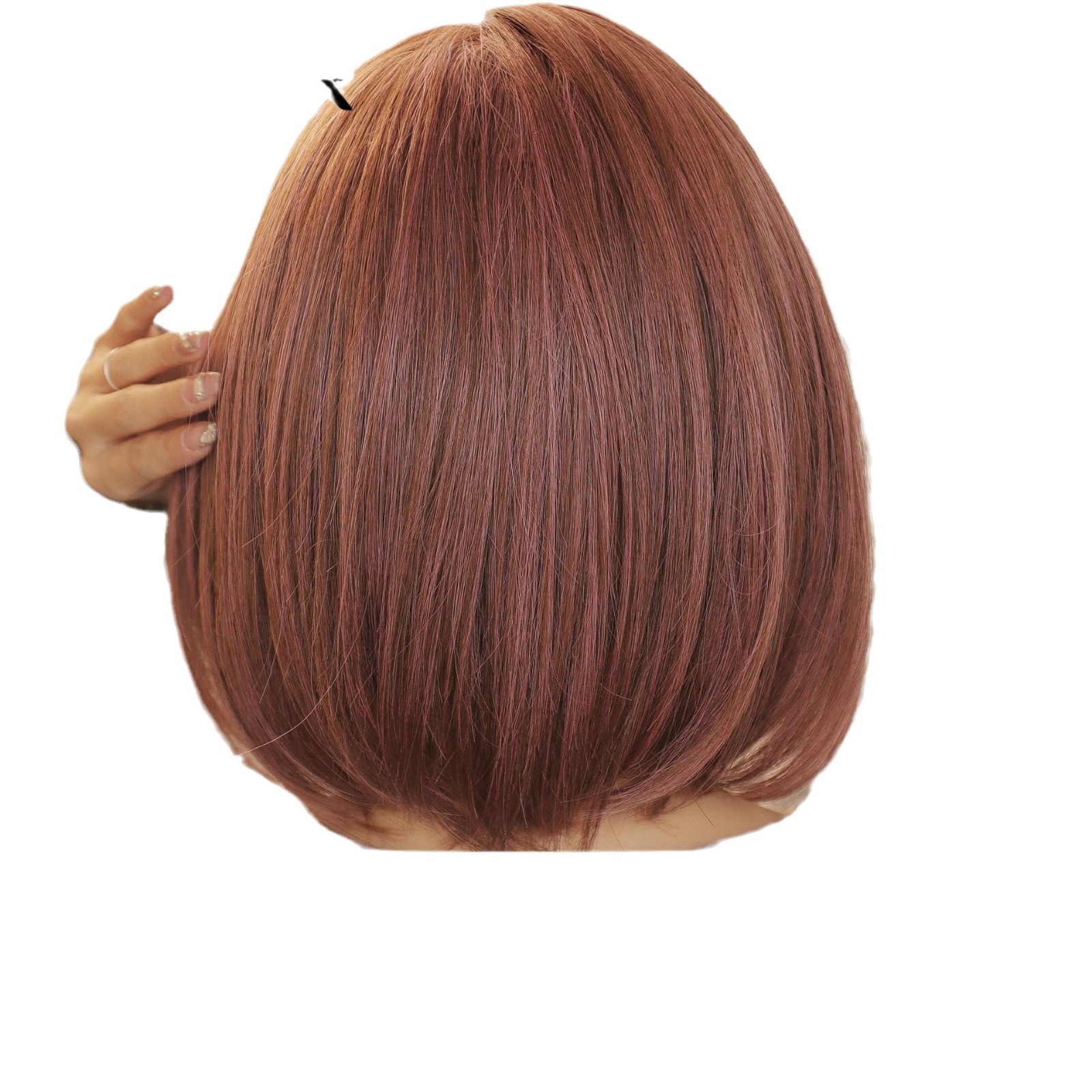 El cabello corto de las mujeres se puede usar al salir de verano El aire japonés Lolita flequillo diario lindo cabeza de onda reductora de edad