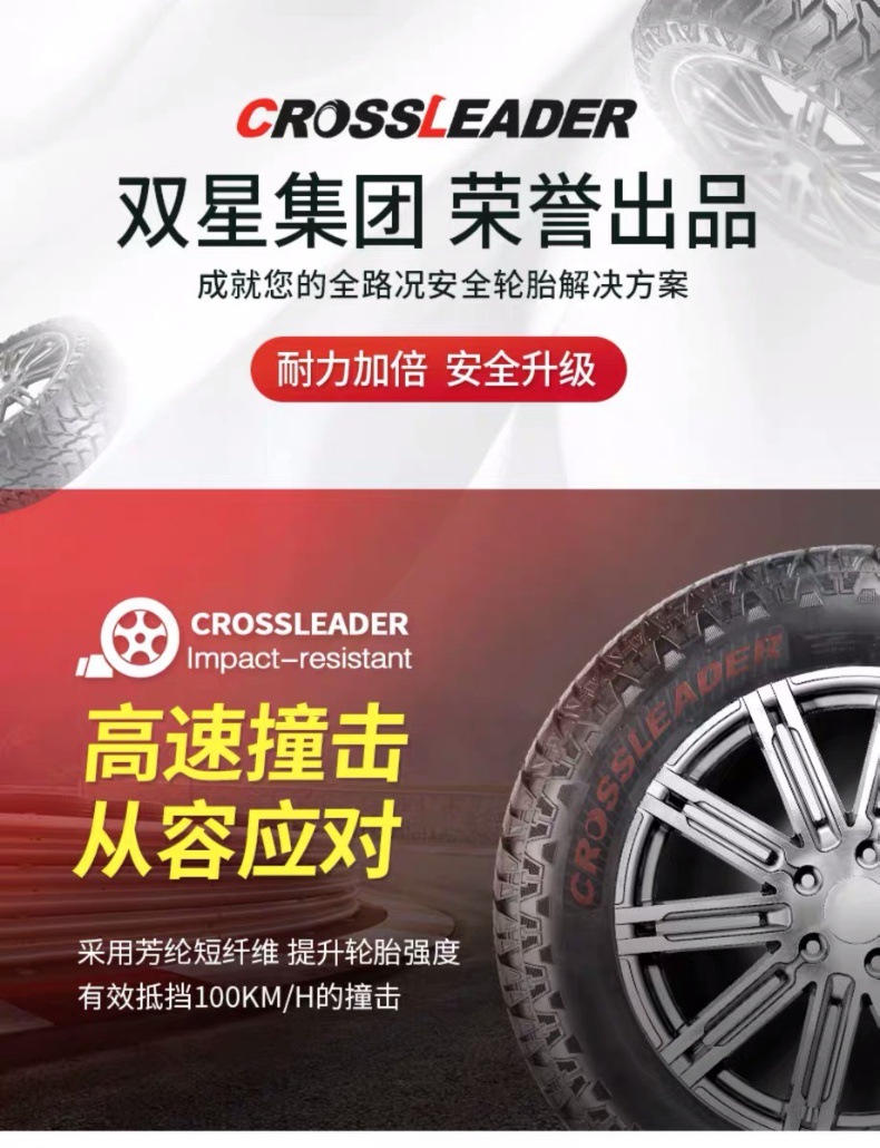 Double StaR Wild MasteR CaR TiRe 195 205 215 235/50 55 60 65R15 16 17 18