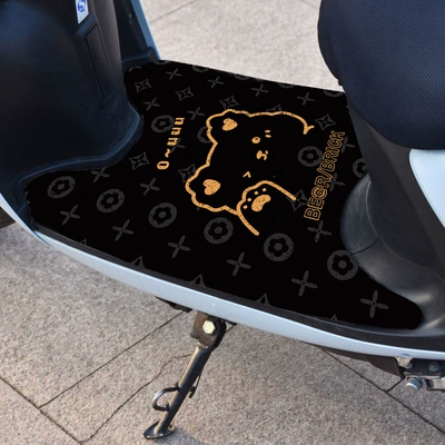 Easy to Care for Pedal Mats, Electric vehicle foot mat - beckoning-bear-width-50length-70cm-rectangular-self-cut-wire-loop-sent-by-default