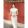 改良新款订婚春季旗袍