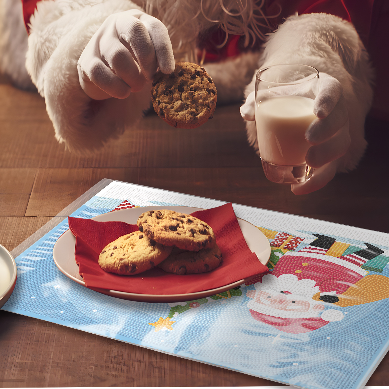 Diamante pintura perimetral almohadilla diy Navidad restaurante decoración hecha a mano pintura transfronteriza venta al por mayor