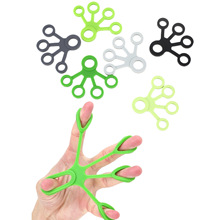 厂家硅胶五指拉力器手指灵活训练器握力器 手腕屈伸静脉康复训练