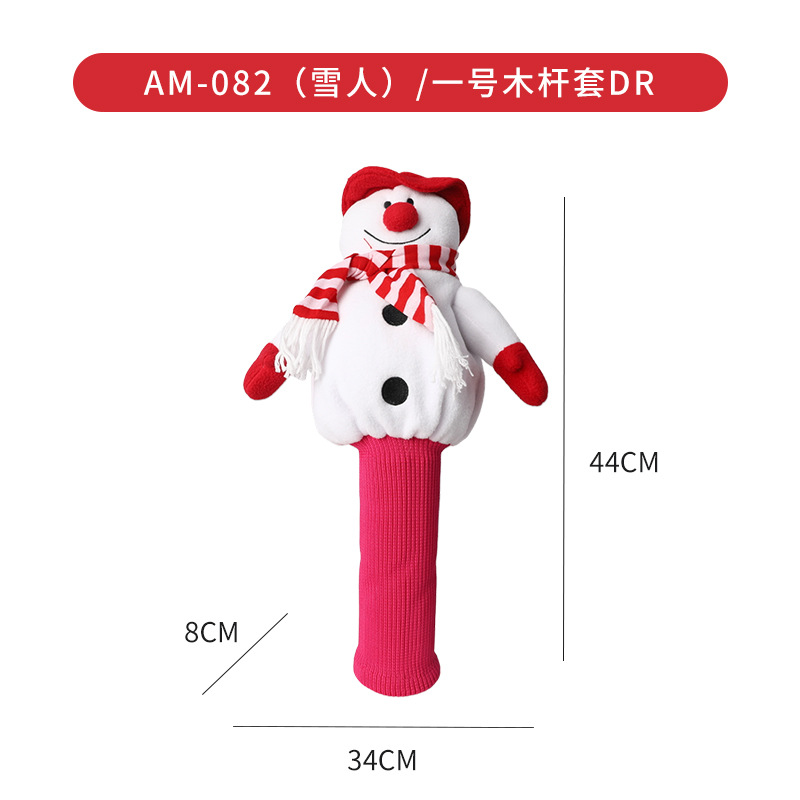 Nuevo juego de palos de golf transfronterizo, bufanda, juego de muñeco de nieve, juego de palos de golf, una generación