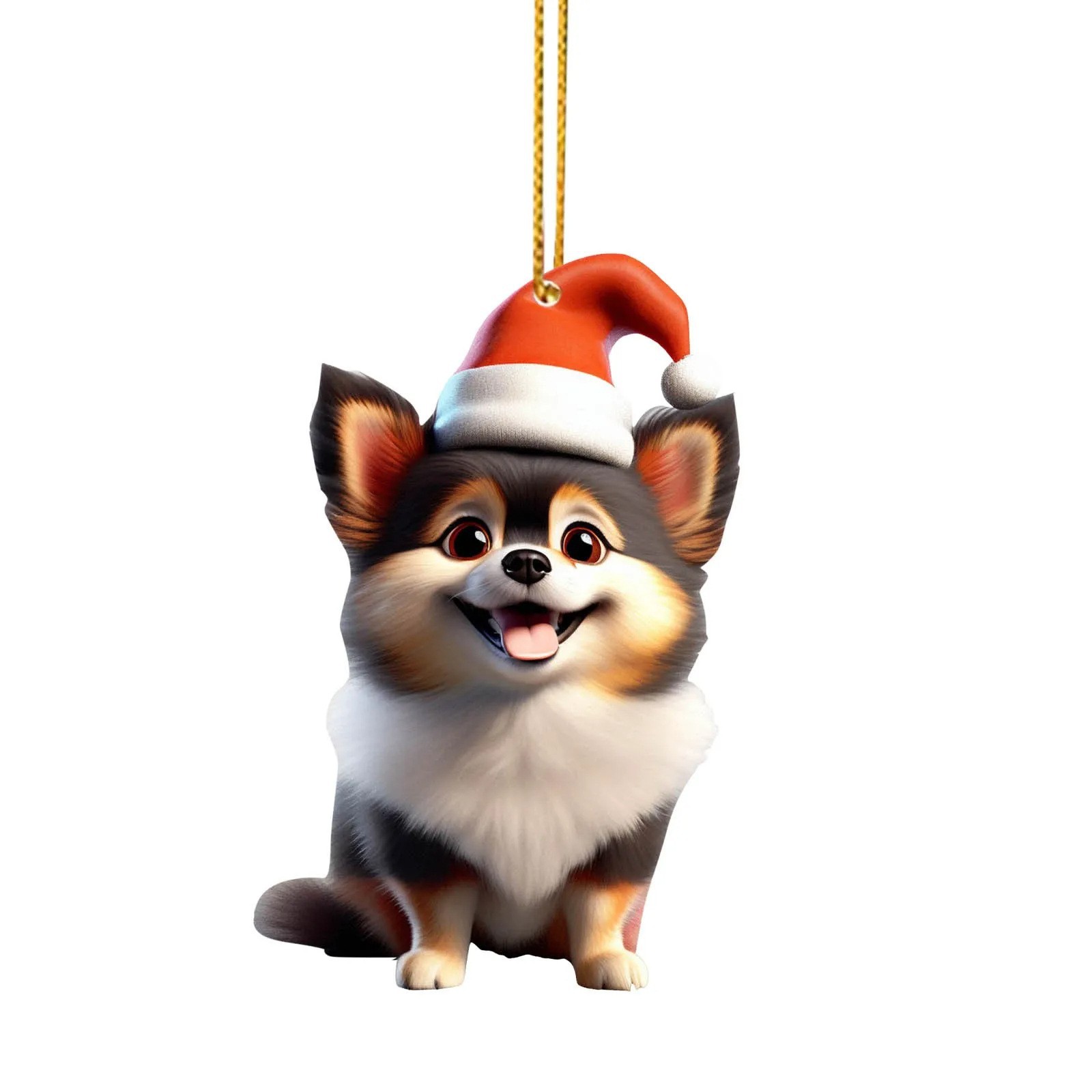2024 nuevos productos transfronterizos de acrílico perros de dibujos animados colgantes de automóviles decoración del árbol de Navidad colgantes decoraciones para el hogar image 10