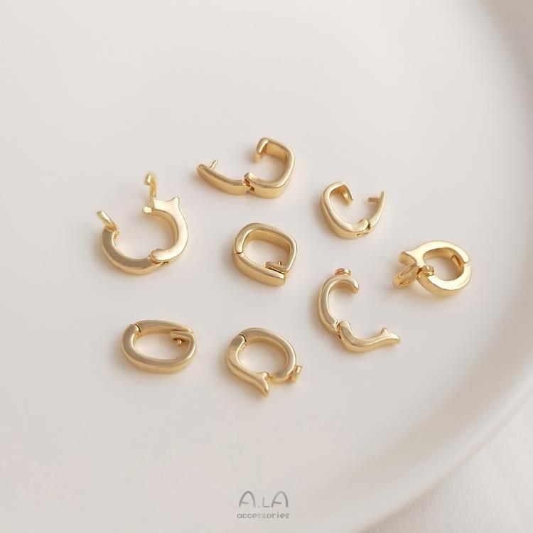 Solid Color Pattern 1 Piece Alloy Solid Color Jewelry Buckle Jewelry Accessories