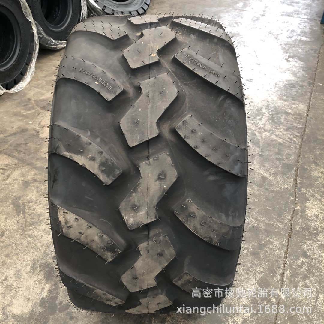 农用拖车轮胎500 550 560/45-22.5捆草机打捆机 高悬浮轮胎