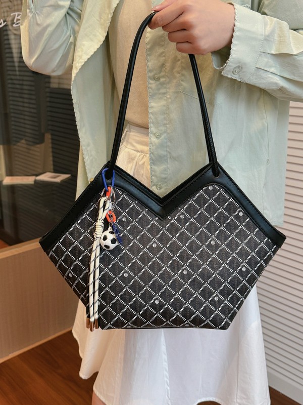 Bolsa de brazo de hombro de gran capacidad para mujeres 2026 nuevo estilo de moda de alta calidad de viaje al trabajo bolso de brazo