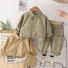 Spring autumn cardigan suitable for men and women girl's, set, children's clothing, 2023 years, children's clothing, long sleeve, Korean style