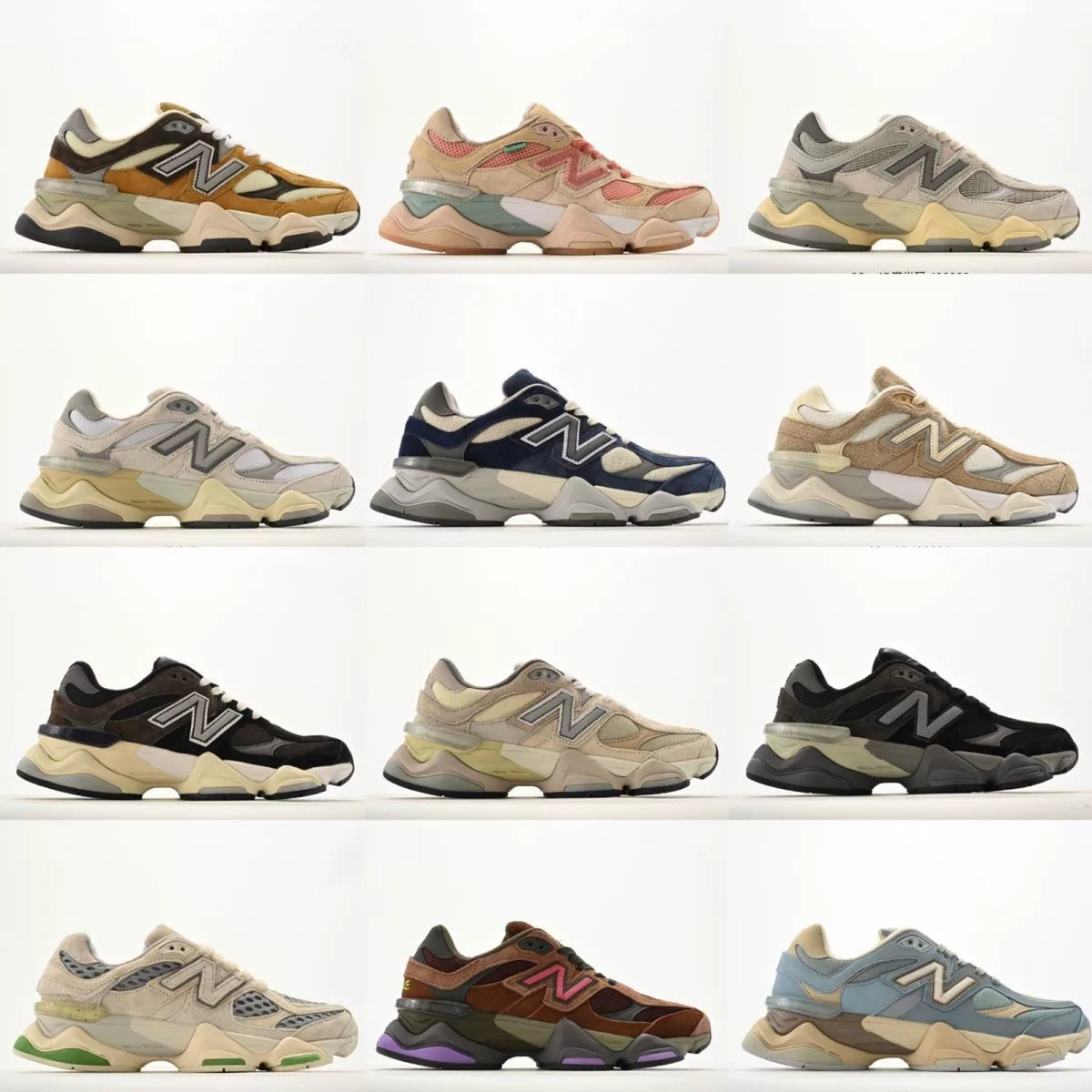 Чистый оригинальный новый новый Bailun 9060 мужская и женская обувь для бега