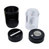 Tobacco LED can plastic tank grinder glowing storage tank LED Glass jar neutral model