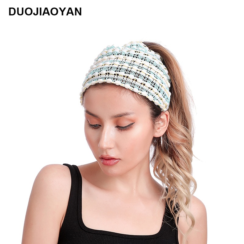 Automne et hiver nouvelle haute élasticité sans trace sans pression cheveux lâche visage lavage bandeau doux respirant pas étouffant bandeau_voghion.com