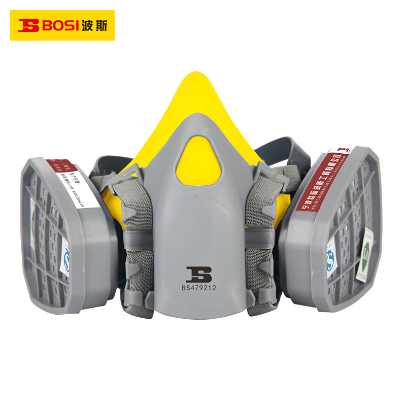 波斯面具防尘面罩甲醛粉尘喷漆电焊化工气体打农药呼吸口鼻面